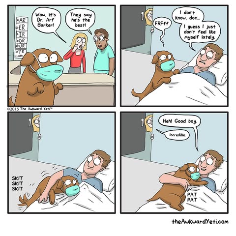 The Awkward Yeti: Dr. Arf Barker, the dog doctor.